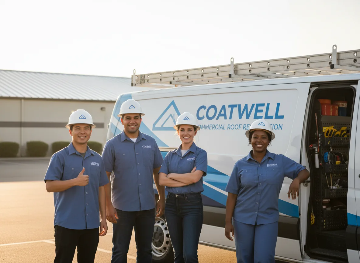 Commercial roof coating company in Ether, NC